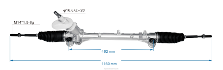 Autopartes Mayoreo - cremallera de dirección asistida 26310429 VXD8N2702 CHEVROLET