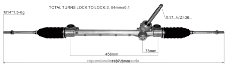 Mayorista De Repuestos De Autos - cremallera de dirección asistida 45502-bz090 VXD8N2812 DAIHATSU