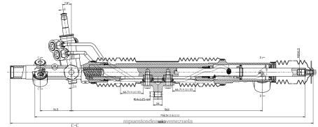 Autopartes Mayoreo - cremallera de dirección asistida 53601-s7c-g02 VXD8N2531 HONDA