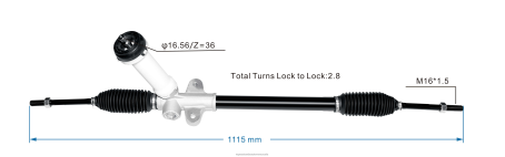 Autopartes Mayoreo - Cremallera de dirección asistida 56500-2k000 565002k001 VXD8N2729 HYUNDAI/KIA