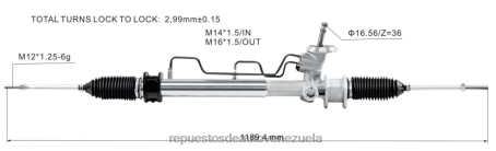 Repuestos De Motos En Venezuela - cremallera de dirección asistida pw891905 pw825852 VXD8N2651 PROTON/PERODUA