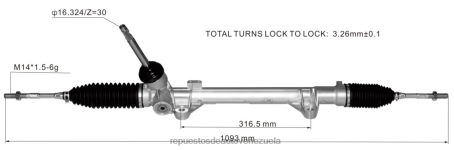 Proveedores De Repuestos De Motos En Venezuela - Cremallera de dirección asistida 48001-8099r 480011626r VXD8N2806 RENAULT