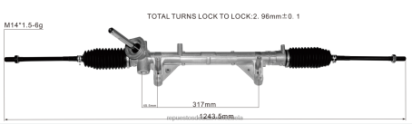 Venta De Repuestos De Motos S - cremallera de dirección asistida 8200124407 8200565645 8200595934 8200124408 VXD8N2808 RENAULT