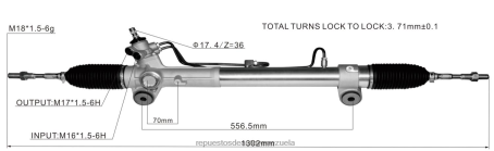 Autopartes Mayoreo - cremallera de dirección asistida 44250-26610 VXD8N2486 TOYOTA