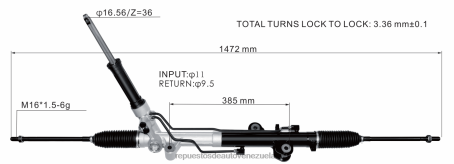 Proveedores De Repuestos De Motos En Venezuela - cremallera de dirección asistida ck413200ae/aj VXD8N2671 FORD